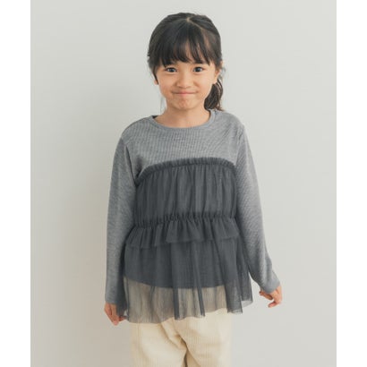 アーバンリサーチ ドアーズ URBAN RESEARCH DOORS チュールドッキングカットソー(KIDS) （ホワイト系その他）｜詳細画像