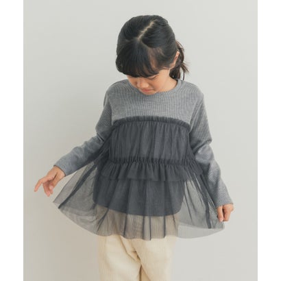 アーバンリサーチ ドアーズ URBAN RESEARCH DOORS チュールドッキングカットソー(KIDS) （ホワイト系その他）｜詳細画像