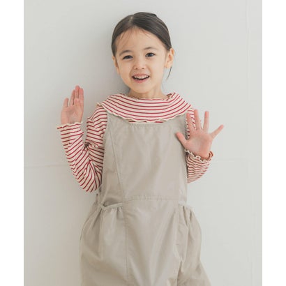 『150サイズあり』2WAYタフタバルーンワンピース(KIDS) （ベージュ）｜詳細画像