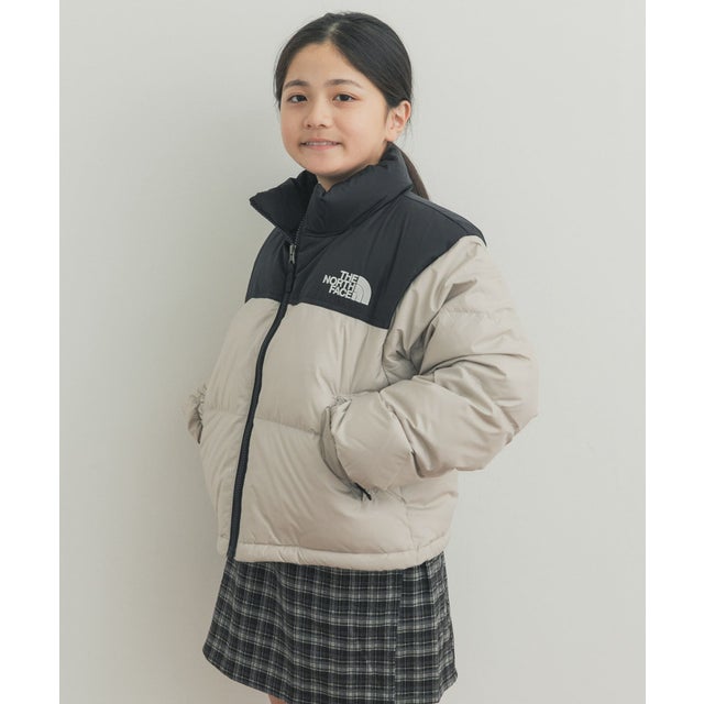 THE NORTH FACE G SHORT NUPTSE JACKET(KIDS) （アイボリー）