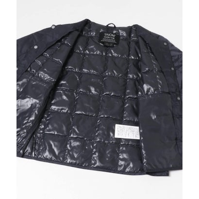 TAION KIDS CREW-NECK BUTTON DOWN JACKET(KIDS) （ネイビー）｜詳細画像