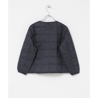TAION KIDS CREW-NECK BUTTON DOWN JACKET(KIDS) （ライトグレー）｜詳細画像