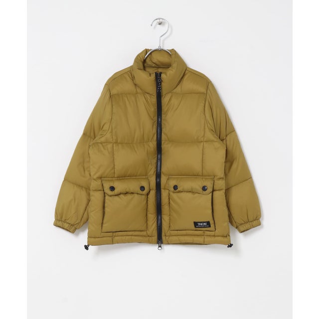 TAION KIDSMOUNTAINVOLUMEDOWNJACKET(KIDS) （ベージュ）