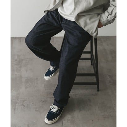 アーバンリサーチ ドアーズ URBAN RESEARCH DOORS ウールブレンドヘリンボーンタックパンツ （BLUE）｜詳細画像