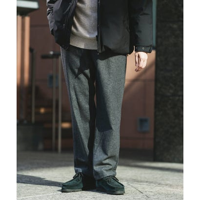 アーバンリサーチ ドアーズ URBAN RESEARCH DOORS ウールブレンドヘリンボーンタックパンツ （BLUE）｜詳細画像