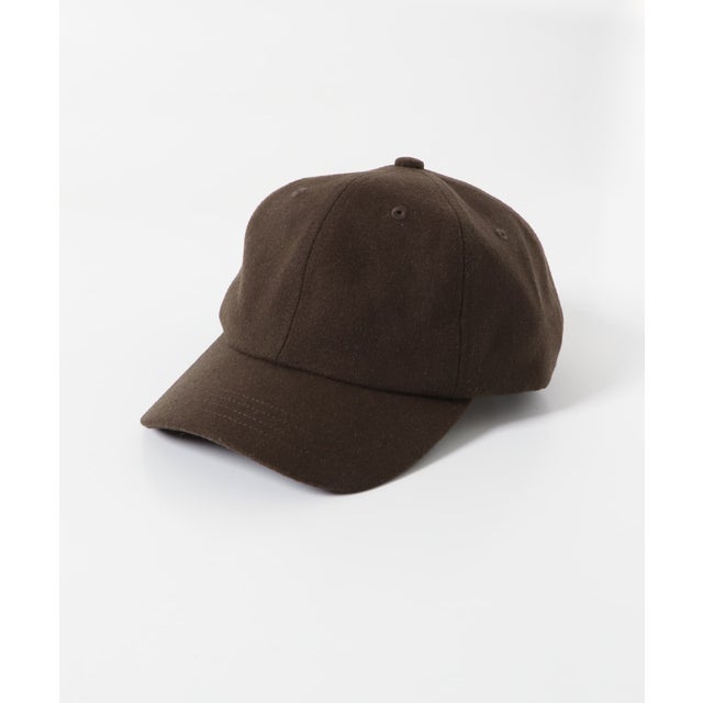ウール混キャップ （BROWN）
