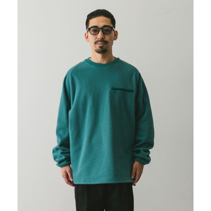 アーバンリサーチ ドアーズ URBAN RESEARCH DOORS 『UR TECH』ピケフリース プルオーバー （グリーン系その他）｜詳細画像