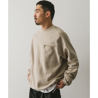 アーバンリサーチ ドアーズ URBAN RESEARCH DOORS 『UR TECH』ピケフリース プルオーバー （グリーン系その他）｜詳細画像