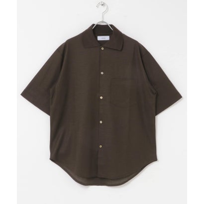 アーバンリサーチ ドアーズ URBAN RESEARCH DOORS marka SHORT-SLEEVE SHIRTS （ブラウン）｜詳細画像