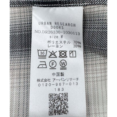 アーバンリサーチ ドアーズ URBAN RESEARCH DOORS T/R Hombre Plaid Shirts （ブラウン）｜詳細画像