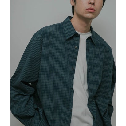 アーバンリサーチ ドアーズ URBAN RESEARCH DOORS OG Cotton Poplin Plaid Shirts （ブラウン）｜詳細画像