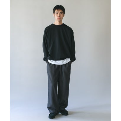 アーバンリサーチ ドアーズ URBAN RESEARCH DOORS URD Drawstring Long-Sleeve T-shirts （ホワイト）｜詳細画像
