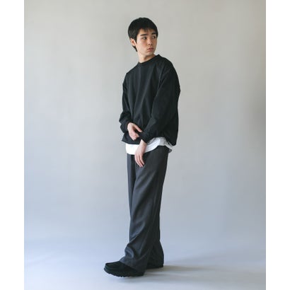 アーバンリサーチ ドアーズ URBAN RESEARCH DOORS URD Drawstring Long-Sleeve T-shirts （ホワイト）｜詳細画像