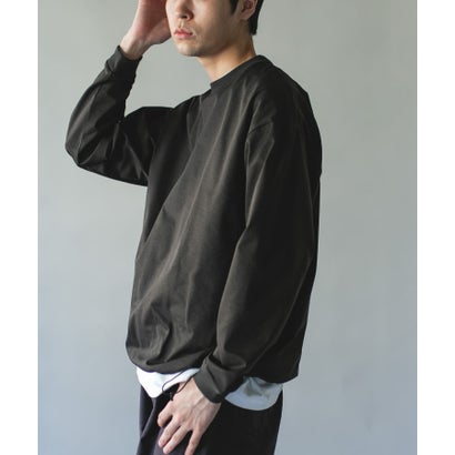 アーバンリサーチ ドアーズ URBAN RESEARCH DOORS URD Drawstring Long-Sleeve T-shirts （ブラック）｜詳細画像