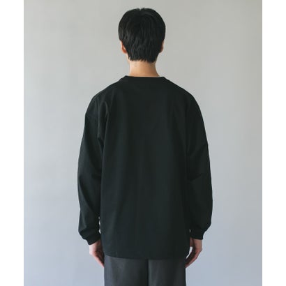 アーバンリサーチ ドアーズ URBAN RESEARCH DOORS URD Drawstring Long-Sleeve T-shirts （ブラック）｜詳細画像