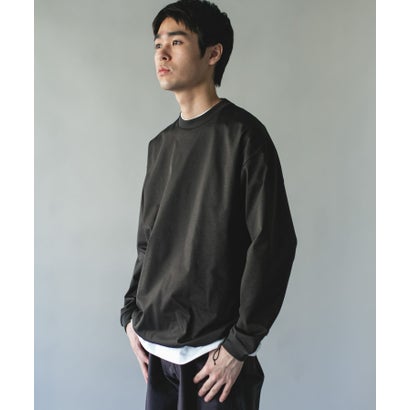 アーバンリサーチ ドアーズ URBAN RESEARCH DOORS URD Drawstring Long-Sleeve T-shirts （ブラウン）｜詳細画像