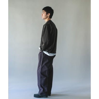 アーバンリサーチ ドアーズ URBAN RESEARCH DOORS URD Drawstring Long-Sleeve T-shirts （ブラウン）｜詳細画像