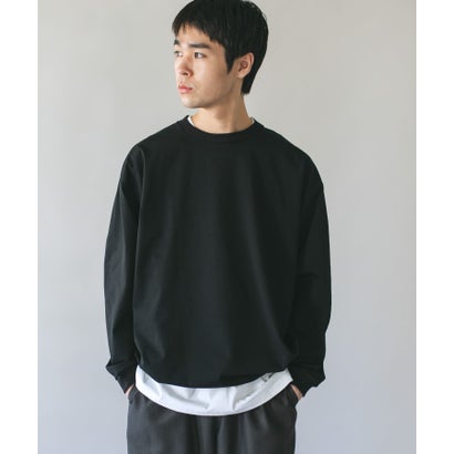 アーバンリサーチ ドアーズ URBAN RESEARCH DOORS URD Drawstring Long-Sleeve T-shirts （ブラウン）｜詳細画像