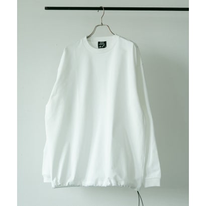 アーバンリサーチ ドアーズ URBAN RESEARCH DOORS URD Drawstring Long-Sleeve T-shirts （ブラウン）｜詳細画像