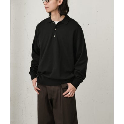 アーバンリサーチ ドアーズ URBAN RESEARCH DOORS FORK&SPOON PROVORONE ニットポロプルオーバー （ブラウン）｜詳細画像