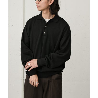 アーバンリサーチ ドアーズ URBAN RESEARCH DOORS FORK&SPOON PROVORONE ニットポロプルオーバー （ブラウン）｜詳細画像