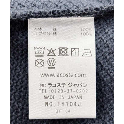 アーバンリサーチ ドアーズ URBAN RESEARCH DOORS 『別注』LACOSTE×DOORS HEAVY PIQUE LONG-SLEEVE （アイボリー）｜詳細画像