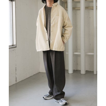 アーバンリサーチ ドアーズ URBAN RESEARCH DOORS FORK&SPOON コーデュロイカバーオールジャケット （アイボリー）｜詳細画像