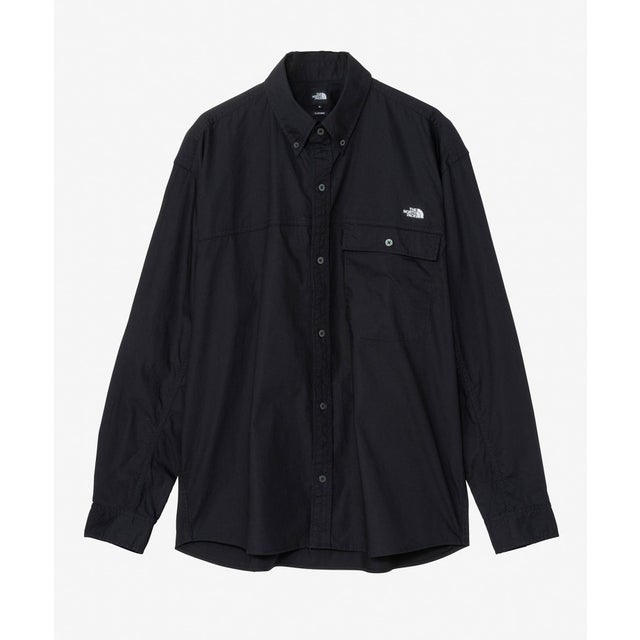 THE NORTH FACE LONG-SLEEVE NUPTSE OXFORD SHIRTS （ブラック）