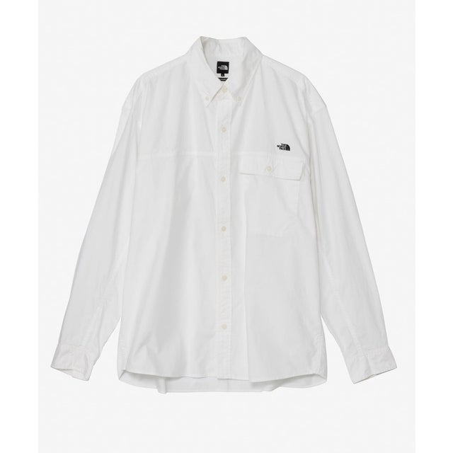 THE NORTH FACE LONG-SLEEVE NUPTSE OXFORD SHIRTS （ホワイト）