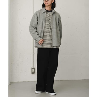 アーバンリサーチ ドアーズ URBAN RESEARCH DOORS FORK&SPOON フリーススウィングトップブルゾン （チャコールグレー）｜詳細画像