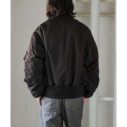 アーバンリサーチ ドアーズ URBAN RESEARCH DOORS FORK&SPOON SORONA MA-1ブルゾン （ブラック）｜詳細画像