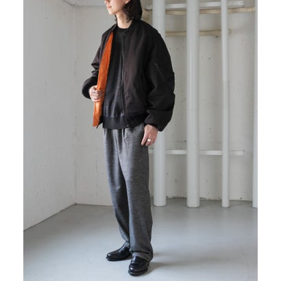 アーバンリサーチ ドアーズ URBAN RESEARCH DOORS FORK&SPOON SORONA MA-1ブルゾン （ブラック）｜詳細画像
