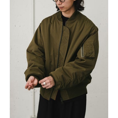 アーバンリサーチ ドアーズ URBAN RESEARCH DOORS FORK&SPOON SORONA MA-1ブルゾン （ブラック）｜詳細画像