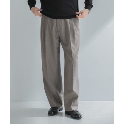 アーバンリサーチ ドアーズ URBAN RESEARCH DOORS LIFE STYLE TAILOR REDA アウトタックパンツ （チャコールグレー）｜詳細画像