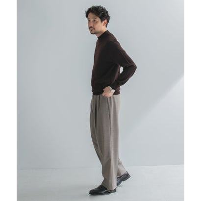 アーバンリサーチ ドアーズ URBAN RESEARCH DOORS LIFE STYLE TAILOR REDA アウトタックパンツ （チャコールグレー）｜詳細画像