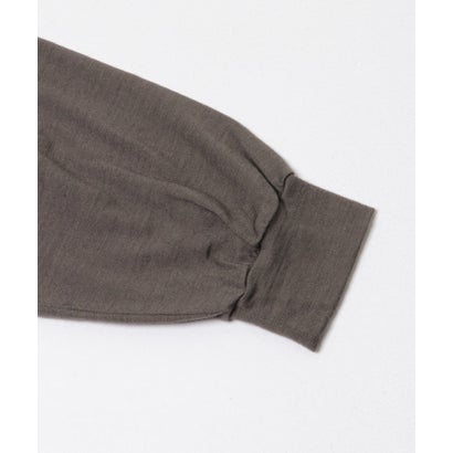 アーバンリサーチ ドアーズ URBAN RESEARCH DOORS Washable Wool Crew-Neck Long-Sleeve T-shirts （チャコールグレー）｜詳細画像