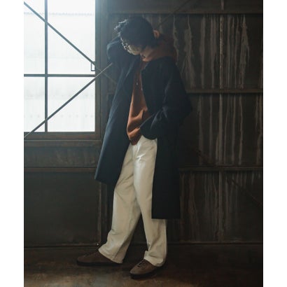 アーバンリサーチ ドアーズ URBAN RESEARCH DOORS Oilcut Melton Over Coat （ブラウン）｜詳細画像