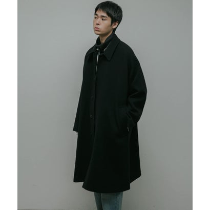 アーバンリサーチ ドアーズ URBAN RESEARCH DOORS Oilcut Melton Over Coat （ブラウン）｜詳細画像