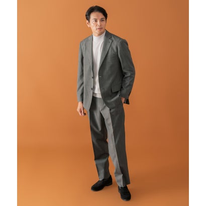 LIFE STYLE TAILOR TWクリアツイル2タックパンツ （ネイビー）｜詳細画像