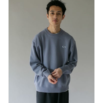 アーバンリサーチ ドアーズ URBAN RESEARCH DOORS 『別注』PENNEYS×DOORS THE FOX クルーネック スフレニット （チャコールグレー）｜詳細画像