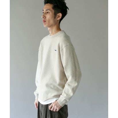アーバンリサーチ ドアーズ URBAN RESEARCH DOORS 『別注』PENNEYS×DOORS THE FOX クルーネック スフレニット （ブルー）｜詳細画像
