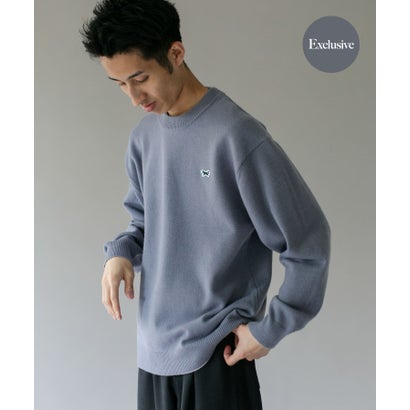 アーバンリサーチ ドアーズ URBAN RESEARCH DOORS 『別注』PENNEYS×DOORS THE FOX クルーネック スフレニット （ブルー）｜詳細画像