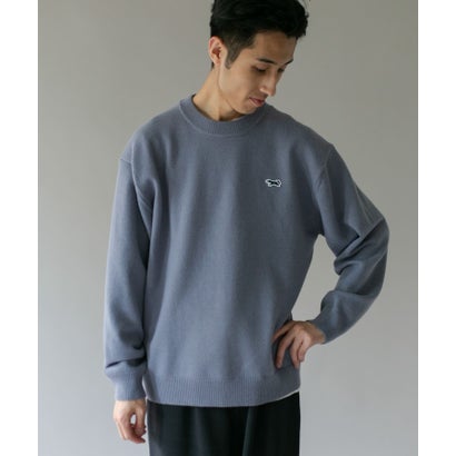 アーバンリサーチ ドアーズ URBAN RESEARCH DOORS 『別注』PENNEYS×DOORS THE FOX クルーネック スフレニット （ブルー）｜詳細画像