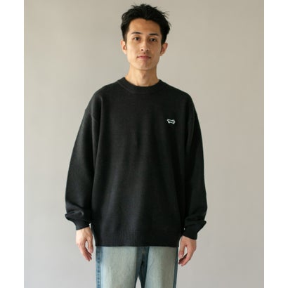 アーバンリサーチ ドアーズ URBAN RESEARCH DOORS 『別注』PENNEYS×DOORS THE FOX クルーネック スフレニット （ブルー）｜詳細画像
