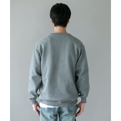 アーバンリサーチ ドアーズ URBAN RESEARCH DOORS Vネック インレー スウェットライクロングスリーブニット （グレー）｜詳細画像