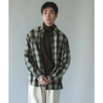 アーバンリサーチ ドアーズ URBAN RESEARCH DOORS タートルネック カシミヤブレンドロングスリーブニット （イエロー）｜詳細画像