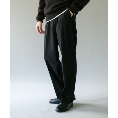 アーバンリサーチ ドアーズ URBAN RESEARCH DOORS TW スリムストレートパンツ （ブラック）｜詳細画像