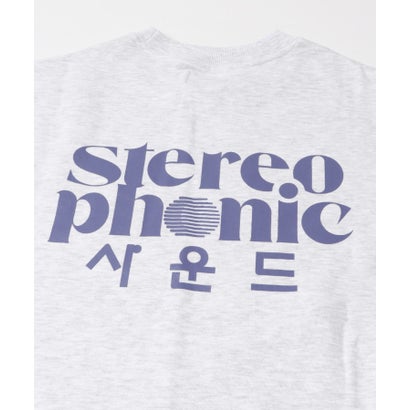 アーバンリサーチ ドアーズ URBAN RESEARCH DOORS stereo phonic SPS Logo Sweatshirts （ライトグレー）｜詳細画像