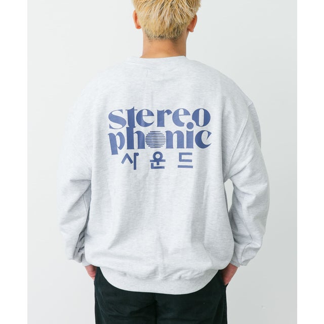 stereo phonic SPS Logo Sweatshirts （ライトグレー）