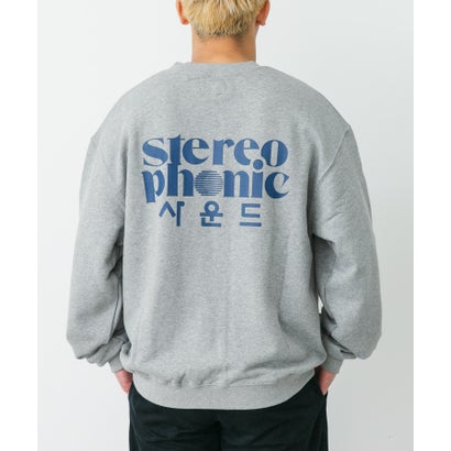 アーバンリサーチ ドアーズ URBAN RESEARCH DOORS stereo phonic SPS Logo Sweatshirts （グレー）｜詳細画像
